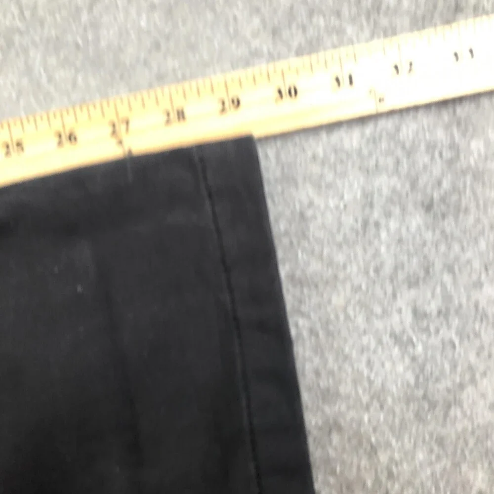 Coleman Pants Mens 36x30 Black Canvas Carpenter Fleece Lined Straight Workwear